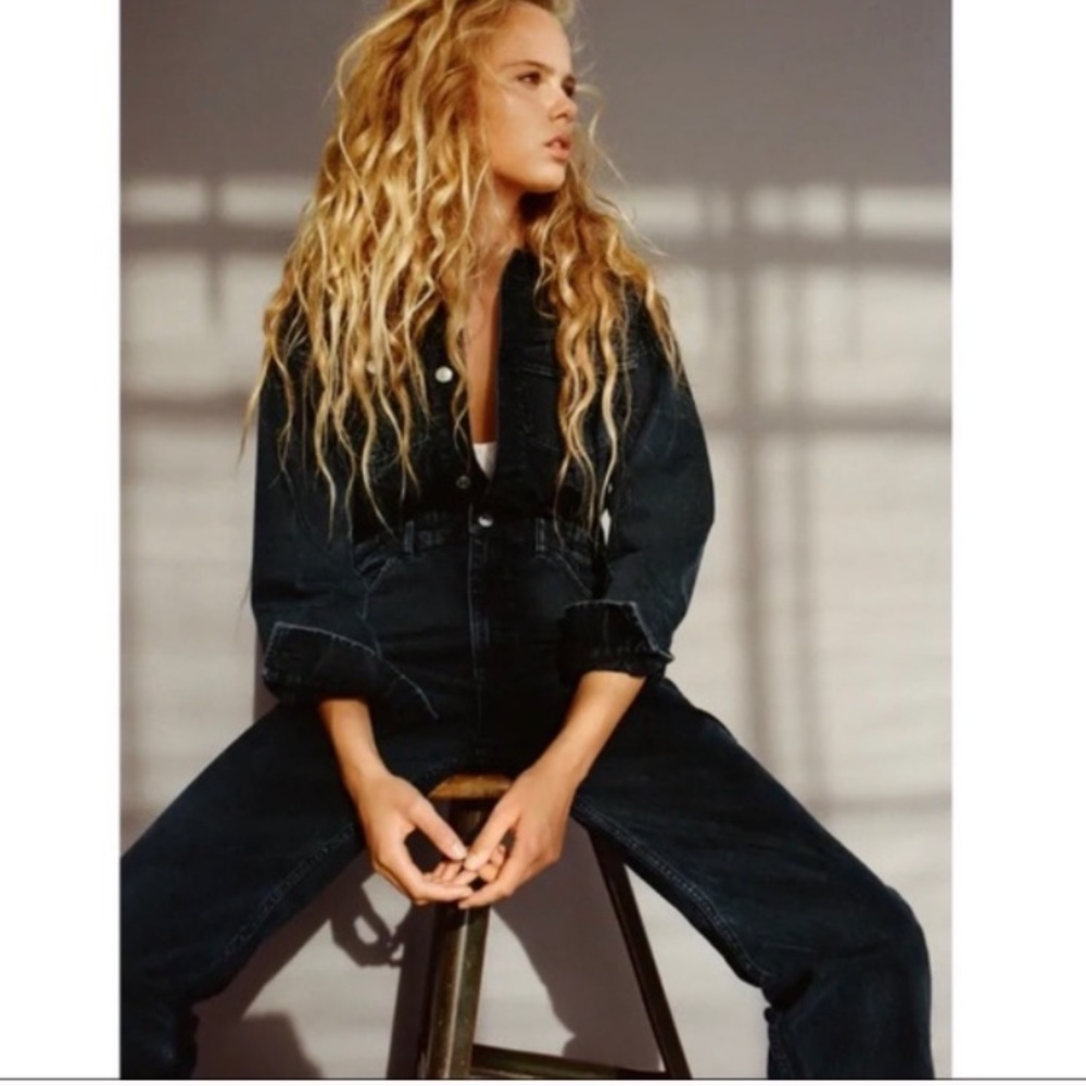 Zara Denim Dorian Jumpsuit - Picture 2 of 15
